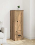 vidaXL Висок шкаф дъб артизан 36x355x1035 см инженерно дърво