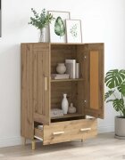 vidaXL Висок шкаф Дъб артизан 70 x 31 x 115 см Инженерна дървесина