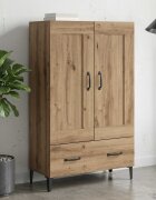 vidaXL Висок шкаф Дъб артизан 70 x 31 x 115 см Инженерна дървесина