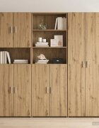 vidaXL Висок шкаф Дъб артизан 70 x 425 x 185 см Инженерна дървесина