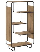 vidaXL Висок шкаф Дъб артизан 80 x 37.5 x 144 cm Инженерна дървесина