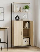 vidaXL Висок шкаф Дъб сонома 40 x 33 x 161 см Инженерна дървесина
