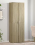 vidaXL Висок шкаф дъб сонома 60x35x180 см инженерно дърво