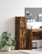 vidaXL Висок шкаф Димян дъб 31.5 x 32 x 122.5 см