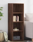 vidaXL Висок шкаф кафяв дъб 40x41x124 см инженерно дърво