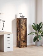 vidaXL Висок шкаф опушен дъб 295x34x1195 см инженерно дърво
