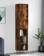 vidaXL Висок шкаф опушен дъб 345x34x180 см инженерно дърво