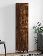 vidaXL Висок шкаф опушен дъб 345x34x180 см инженерно дърво