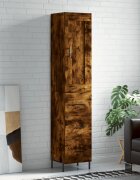 vidaXL Висок шкаф опушен дъб 345x34x180 см инженерно дърво