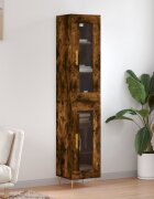 vidaXL Висок шкаф опушен дъб 345x34x180 см инженерно дърво