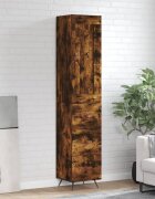 vidaXL Висок шкаф опушен дъб 345x34x180 см инженерно дърво