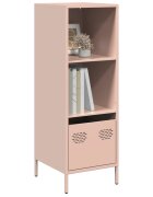 vidaXL Висок шкаф розова 35x39x1035 см стомана