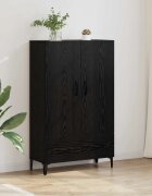 vidaXL Висок шкаф с чекмедже Черния дъб 70 x 31 x 115 см