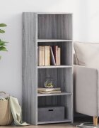 vidaXL Висок шкаф сив сонома 45x41x124 см инженерно дърво