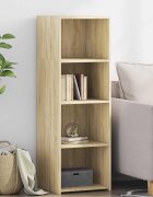 vidaXL Висок шкаф сонома дъб 40x41x124 см инженерно дърво