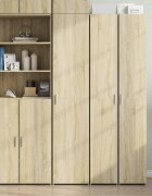 vidaXL Висок шкаф сонома дъб 40x425x185 см инженерно дърво