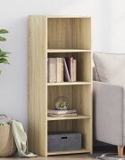 vidaXL Висок шкаф сонома дъб 45x41x124 см инженерно дърво