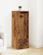 vidaXL Висок шкаф старо дърво 36x355x1035 cm инженерно дърво
