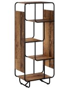 vidaXL Висок шкаф Старо дърво 60 x 37.5 x 144 cm Инженерна дървесина