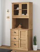 vidaXL Висок шкаф VIGO 78x40x175 см бор масив