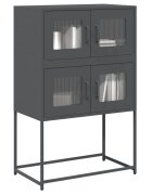 vidaXL Висока дъска антрацит 68x39x107 cm Стомана