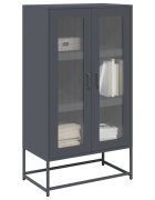 vidaXL Висока дъска антрацит 68x39x123 cm Стомана