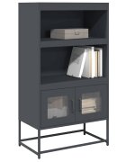 vidaXL Висока дъска антрацит 68x39x123 cm Стомана