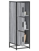 vidaXL Висока дъска Grey Sonoma 355x35x1065 cm Обработено дърво