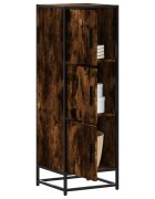 vidaXL Висока дъска опушен дъб 355x35x1065 cm Обработена дървесина