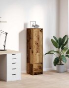 vidaXL Висока дъска Старо дърво 295x34x1195 см инженерно дърво
