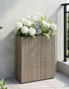 vidaXL Висока саксия 55 x 22 x 70 см Да