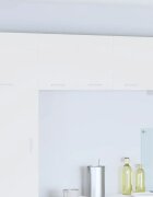 vidaXL Висящ шкаф 2 бр. Бяло Инженерна дървесина