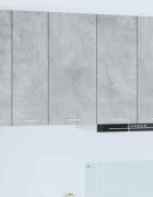 vidaXL Висящ шкаф Бетон сив и бяло 40 x 31 x 80 см Инженерна дървесина