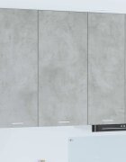 vidaXL Висящ шкаф Бетон сив и бяло 50 x 31 x 100 см