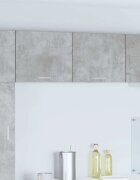 vidaXL Висящ шкаф Бетон сив и бяло 50 x 31 x 40 см Инженерна дървесина