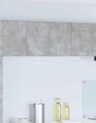 vidaXL Висящ шкаф Бетон сив и бяло 60 x 31 x 40 см Инженерна дървесина