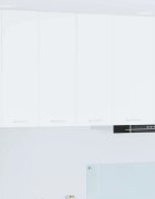vidaXL Висящ шкаф Бяло 30 x 31 x 80 см Инженерна дървесина
