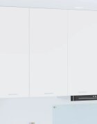 vidaXL Висящ шкаф Бяло 50 x 31 x 100 см Инженерна дървесина