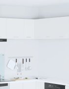 vidaXL Висящ шкаф Бяло 57 x 57 x 40 см Инженерна дървесина