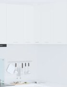vidaXL Висящ шкаф Бяло 57 x 57 x 80 см Инженерна дървесина