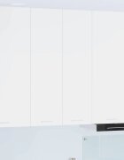 vidaXL Висящ шкаф Бяло 60 x 31 x 100 см Инженерна дървесина