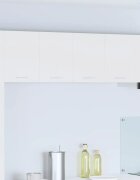 vidaXL Висящ шкаф Бяло 60 x 31 x 40 см Инженерна дървесина