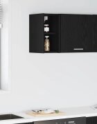 vidaXL Висящ шкаф Черния дъб 20 x 295 x 40 см Инженерна дървесина