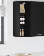 vidaXL Висящ шкаф Черния дъб 30 x 295 x 80 см Инженерна дървесина