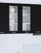 vidaXL Висящ шкаф Черния дъб 40 x 31 x 80 см Инженерна дървесина