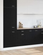 vidaXL Висящ шкаф Черния дъб 50 x 46 x 815 см Инженерна дървесина