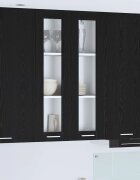 vidaXL Висящ шкаф Черния дъб 60 x 31 x 100 см Инженерна дървесина