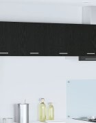 vidaXL Висящ шкаф Черния дъб 80 x 31 x 40 см Инженерна дървесина