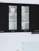 vidaXL Висящ шкаф Черния дъб 80 x 31 x 80 см Инженерна дървесина