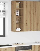 vidaXL Висящ шкаф Дъб 30 x 295 x 100 см Инженерна дървесина